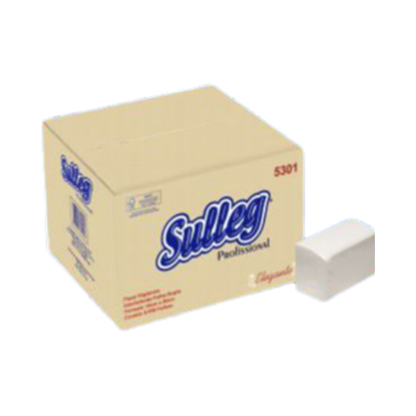 Papel Higiênico Elegante Interfolhado Folha Dupla 8.000 folhas