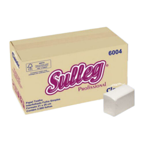 Papel Toalha Classic Folha Simples 2.000 folhas