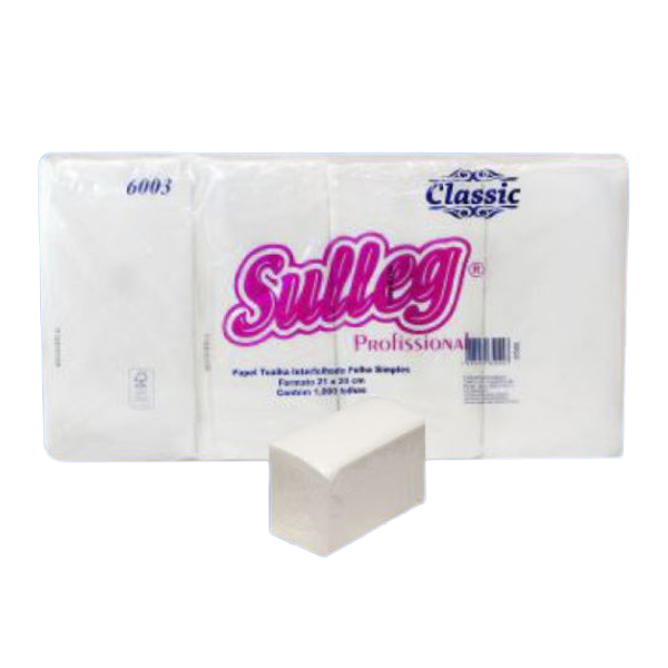 Papel Toalha Classic Folha Simples 5.000 folhas