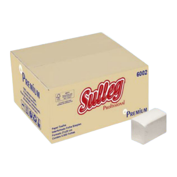 Papel Toalha premium folha Simples 5.000 folhas